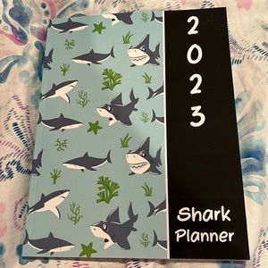 Adorable shark planner for 2023!!